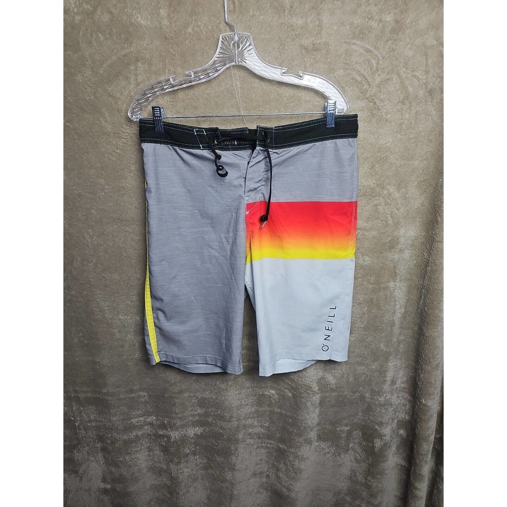 O'Neill Jordy Boardshorts Men's Size 32 Swim Surf Beach Ocean 10" Inseam